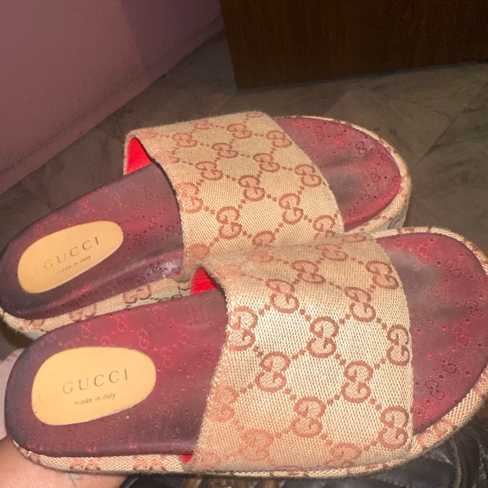 Gucci Platform Slides
